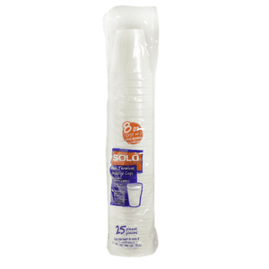 Vasos desechables Solo 25 UN Foam 8 Oz.