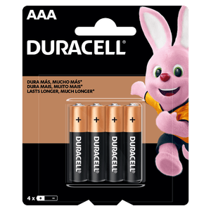 Baterías Aaa X4 Duracell