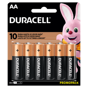 Baterías Aa X6 Duracell