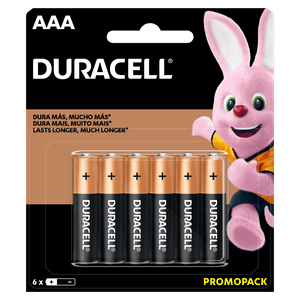 Baterías Aaa X6 Duracell