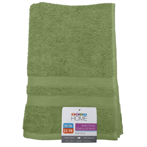 Toalla Para Baño, marca Best Home - Harmony 1 un Verde 27X52
