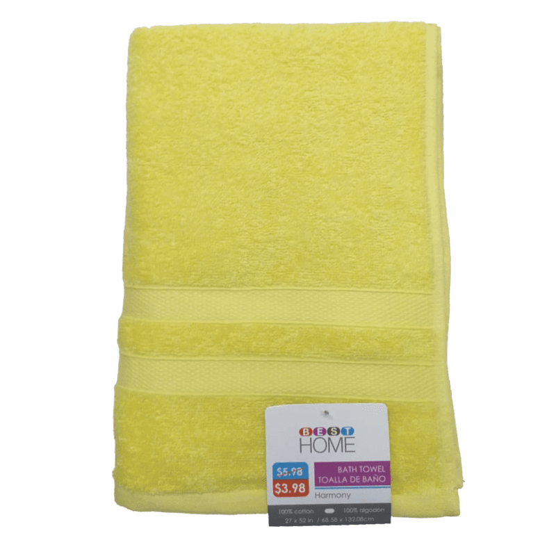 Toalla-Para-Baño-Harmony-1-Und-Amarillo-27X52