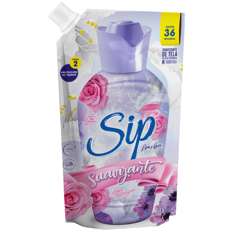 Suavizante-Para-Ropa-Sip-1500-Ml-Aroma-Lila-Y-Flores