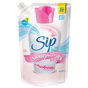 Suavizante Sip 1500 Ml Para Ropa Aroma Bebé