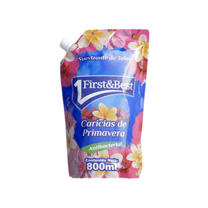 Suavizante First & Best 800 Ml Para Ropa Aroma Caricia De Primavera