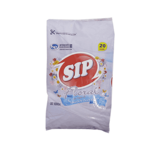 Detergente en Polvo SIP Floral 1000 gr