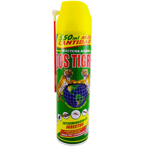 Insecticida En Aerosol Dos Tigres 550 ML