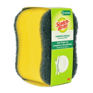  HOME-X Juego de esponja y soporte de cocina, esponjas de  limpieza con almohadillas para fregar, gancho de secado de esponja, paquete  de 4, esponja: 4 ½ L x 2 ½ W
