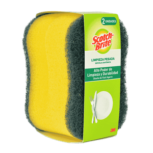 Esponja Scotch-Brite Limpieza Pesada Anatómica  2 und