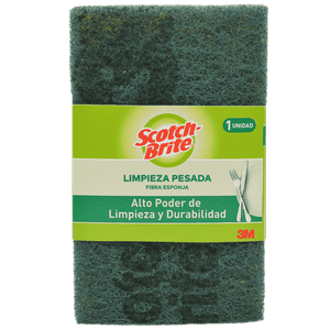 Esponja Scotch Brite Limpieza Pesada Cuadrada Gigante  1 und