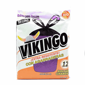 Bolsa de Basura Vikingo Grande Con Agarradera 12 Un Negra