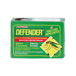 Toallita Repelente Defender 8 Und