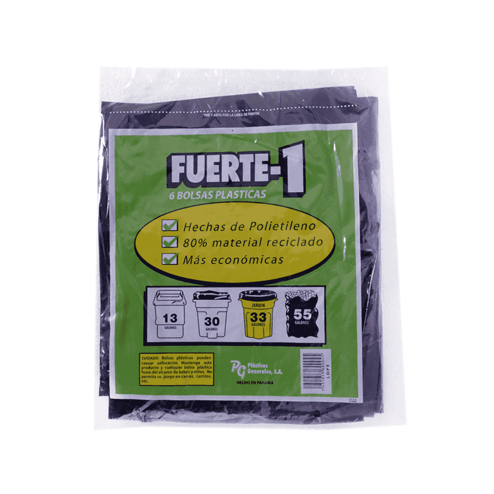 Bolsa negra de basura 25 litros x10 unids. - Promart