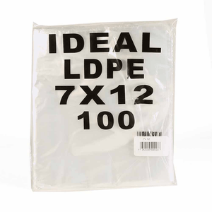 Bolsa Transparente Ldpe Aureola 100 und 7X12