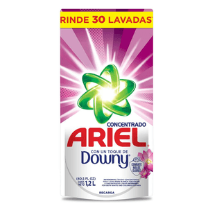 Detergente Ariel 1.2 Lt Líquido Concentrado Con Un Toque De Downy