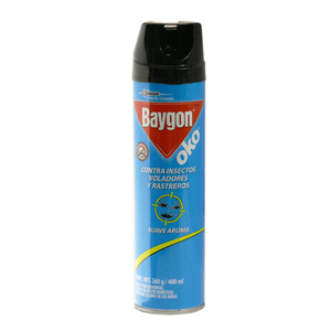 Insecticida Baygon En Aerosol Oko 400 Ml Moscas y Mosquitos