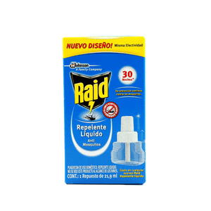 Repelente Liquido Repuesto Raid 22 ML Anti Mosquitos