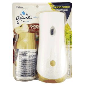 Ambientador Automático + Aparato Glade Manzana Canela 270 ml