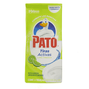 Limpiador y Desinfectante Pato Purific 30 GR Tiras Activas