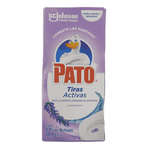 Limpiador y Desinfectante Pato Purific 30 GR Tiras Activas