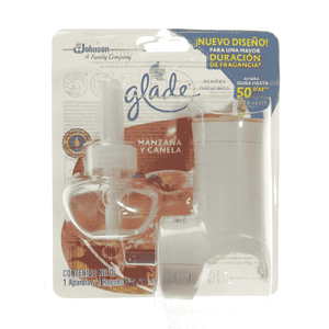 Ambientador Eléctrico Repuesto Glade Manzana Canela 21 ml