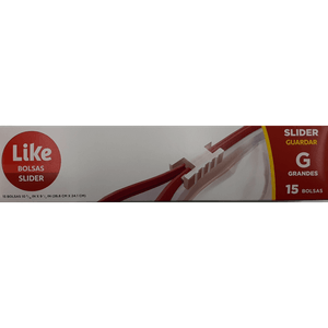 Bolsas para Guardar Slider Like Grande 15 unidades