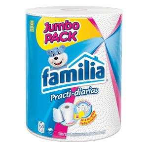 Papel Toalla Familia de 150 hojas Jumbo Pack