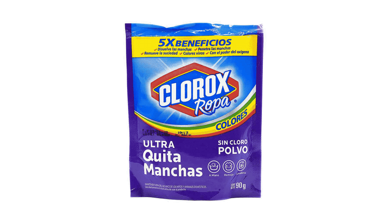 Quitamanchas Liquido Clorox 90 Gr Ropa De Color