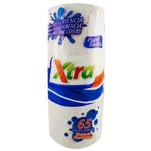 Papel Toalla Super Xtra 1 UND 1R/65H Blanco