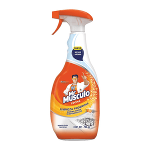 Limpiador de Cocina Mr. Músculo Cocina Total 650 ml Naranja