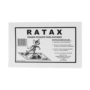 Pegamento Para Roedores Ratax 72 UN Chico