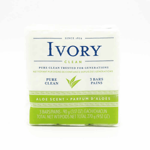 Jabón De Bebe Ivory 270 Gr Ivory De Aloe 3 Pack