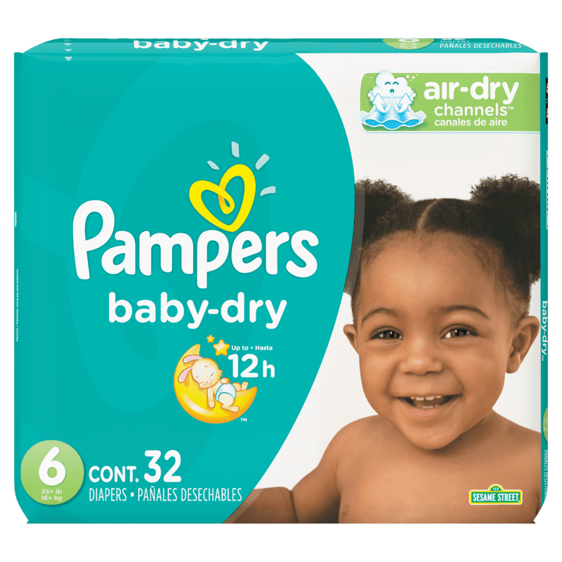 Pañales-De-Bebe-Pampers-Baby-Dry-Talla-6-32-Unidades