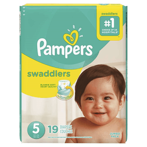 Pañales Desechables Pampers 19 Und Swaddlers Talla 5