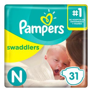 Pañales Desechables Pampers 31 Pañales Swaddlers Jumbo Talla S0