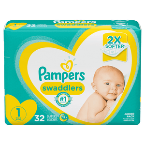 Pañales Desechables Pampers 32 Pañales Swaddlers Jumbo Talla S1