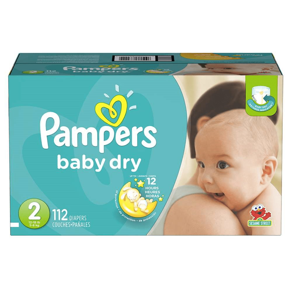  Pampers Baby-Dry Pañales desechables, talla 6, 128 unidades,  paquete económico plus : Todo lo demás