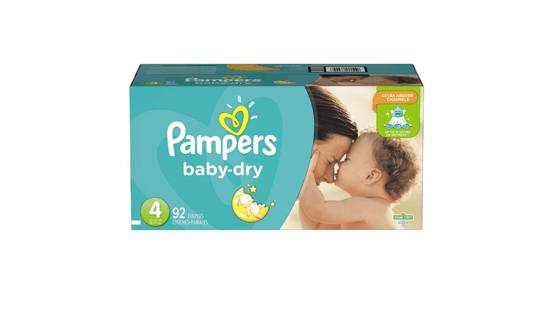 Pañales Desechables Pampers 92 Und Baby Dry Talla 4