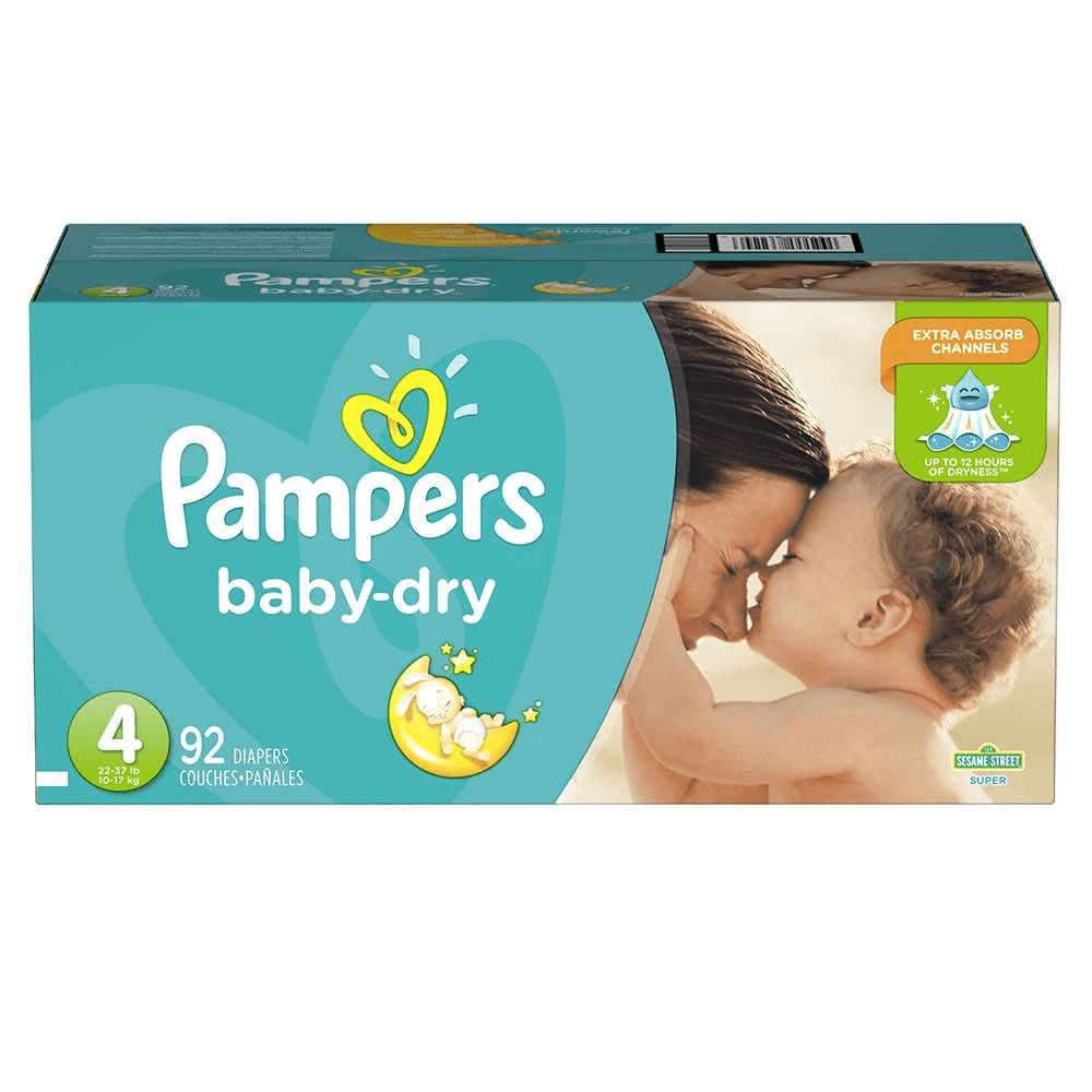 Panal Pampers Baby Dry Talla 4 Jumbo- 28 Unidades