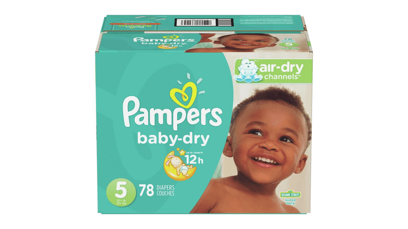 Pañales Desechables Pampers 78 Und Baby Dry Talla 5