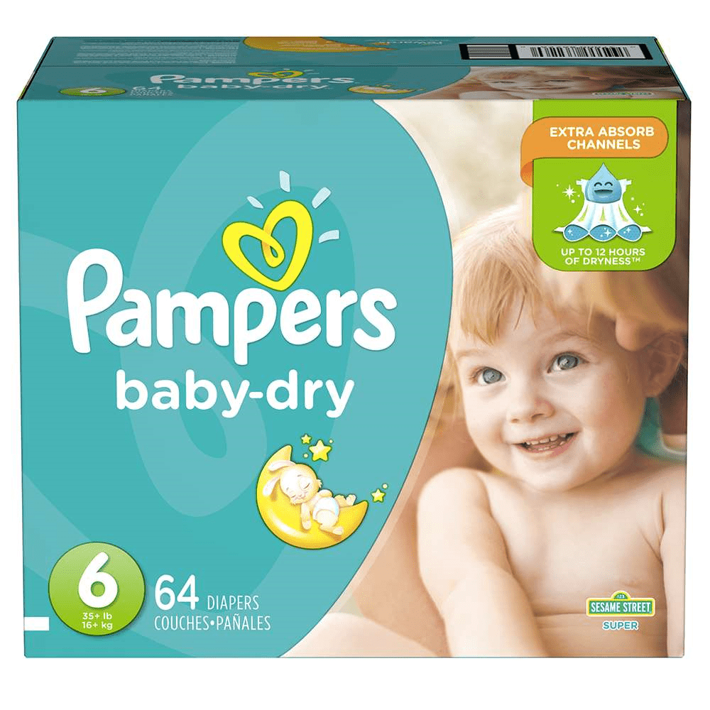 Pampers Baby Dry Talla 5, 78 Pañales - Superunico - El Supermercado 100%  Online de Panamá