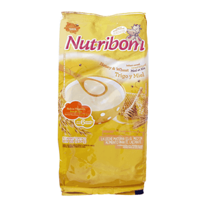 Cereal Infantil Nutribom 230 Gr Trigo Y Miel