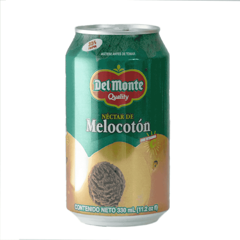 Jugo-Nectar-Del-Monte-330-Ml-Sabor-Melocoton-En-Lata