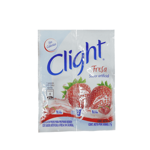 Bebida Instantánea En Polvo Clight Fresa Strawberry  14 gr