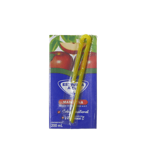 Jugo Estrella Azul Uht Individual Manzana 200 Ml
