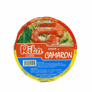 Sopa De Fideo Copa Rika 85 Gr Con Camarón