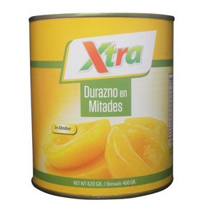 Durazno Xtra 820 gr En Mitades