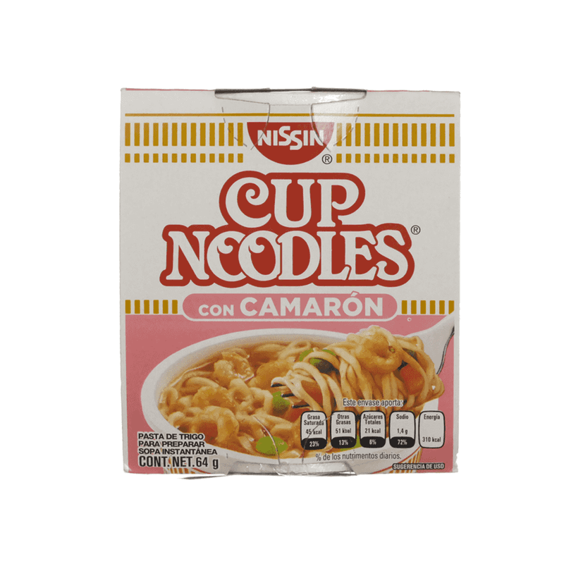 Sopa Nissin 64 Gr Con Camarón
