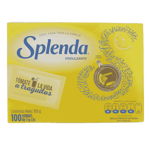 Endulzante Splenda 100 Gr 100 Sobres