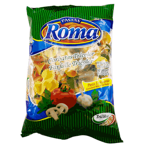 Corbata Tricolor Pastas Roma 250 gr Pastas Cortas